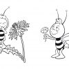 Pin Auf Applikationen bei Biene Maja Ausmalbild