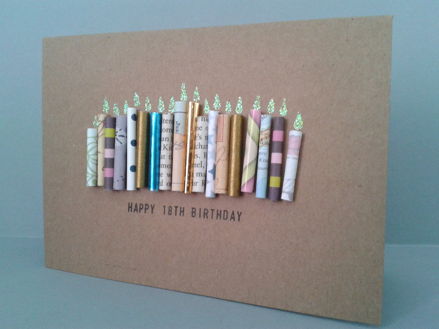 Pin Auf Geburtstagskarten über Geburtstagskarten Zum 18 Selber Basteln