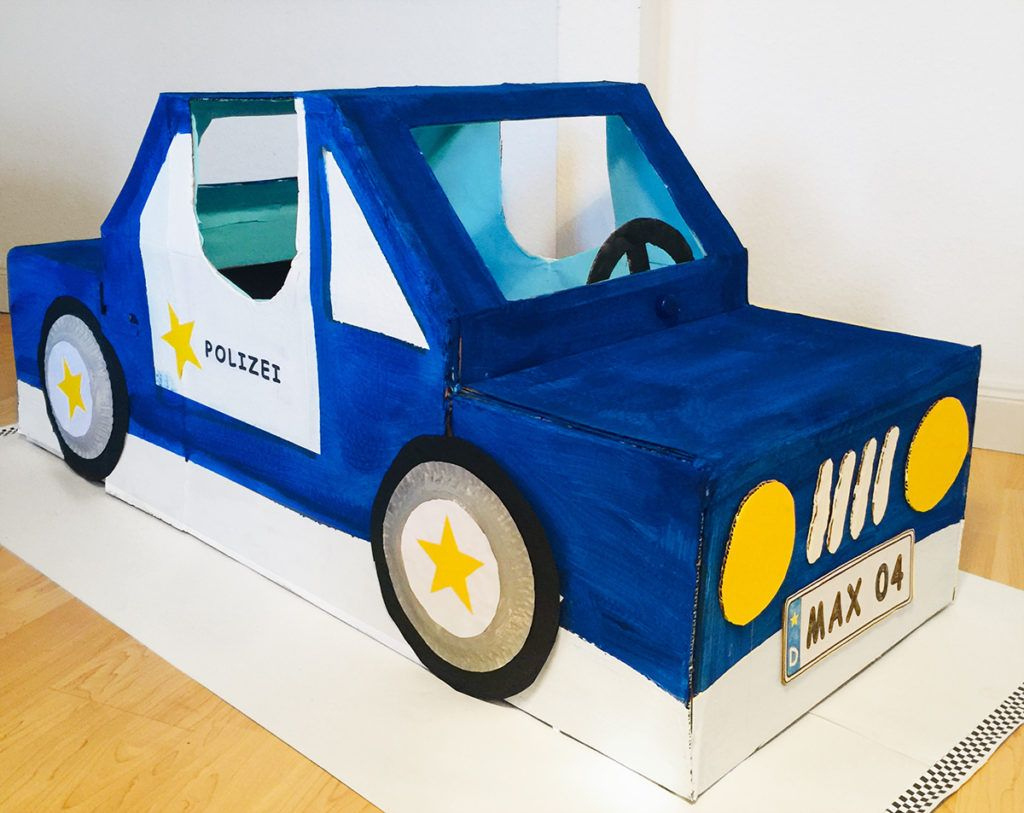 Pin Auf Ideen Kinder für Polizeiauto Basteln