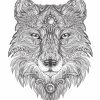 Pin Auf Wolf-Tattoos bestimmt für Mandalas Für Erwachsene Zum Ausmalen