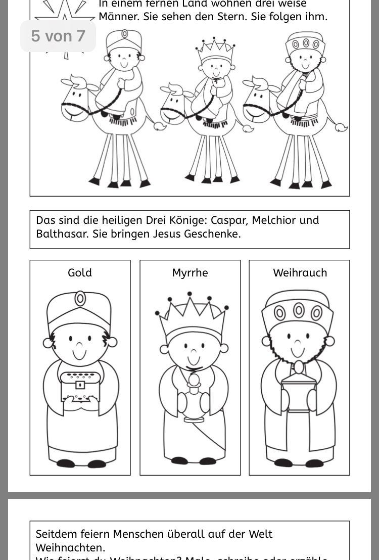Pin Von Ani Auf Weihnachten Im Kiga (Mit Bildern ganzes Heilige Drei Könige Unterrichtsmaterial Grundschule
