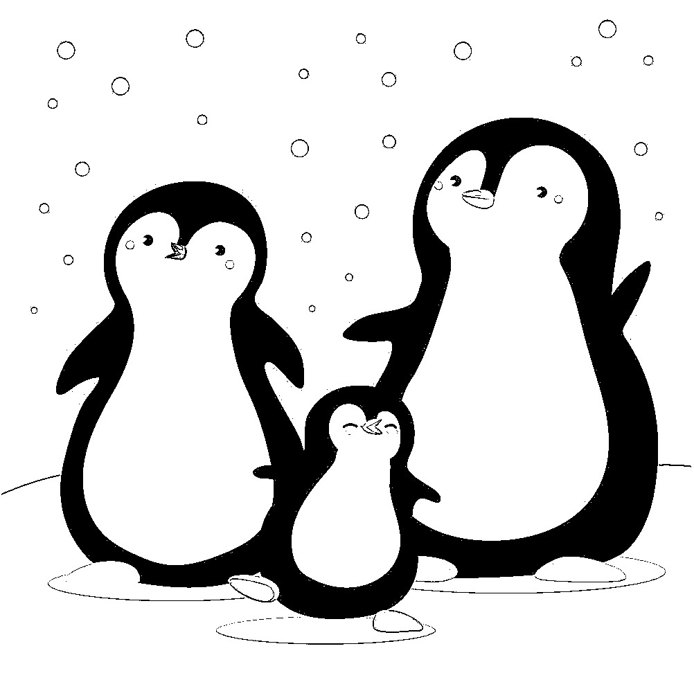 Pinguin Mandala - kinderbilder.download | kinderbilder.download