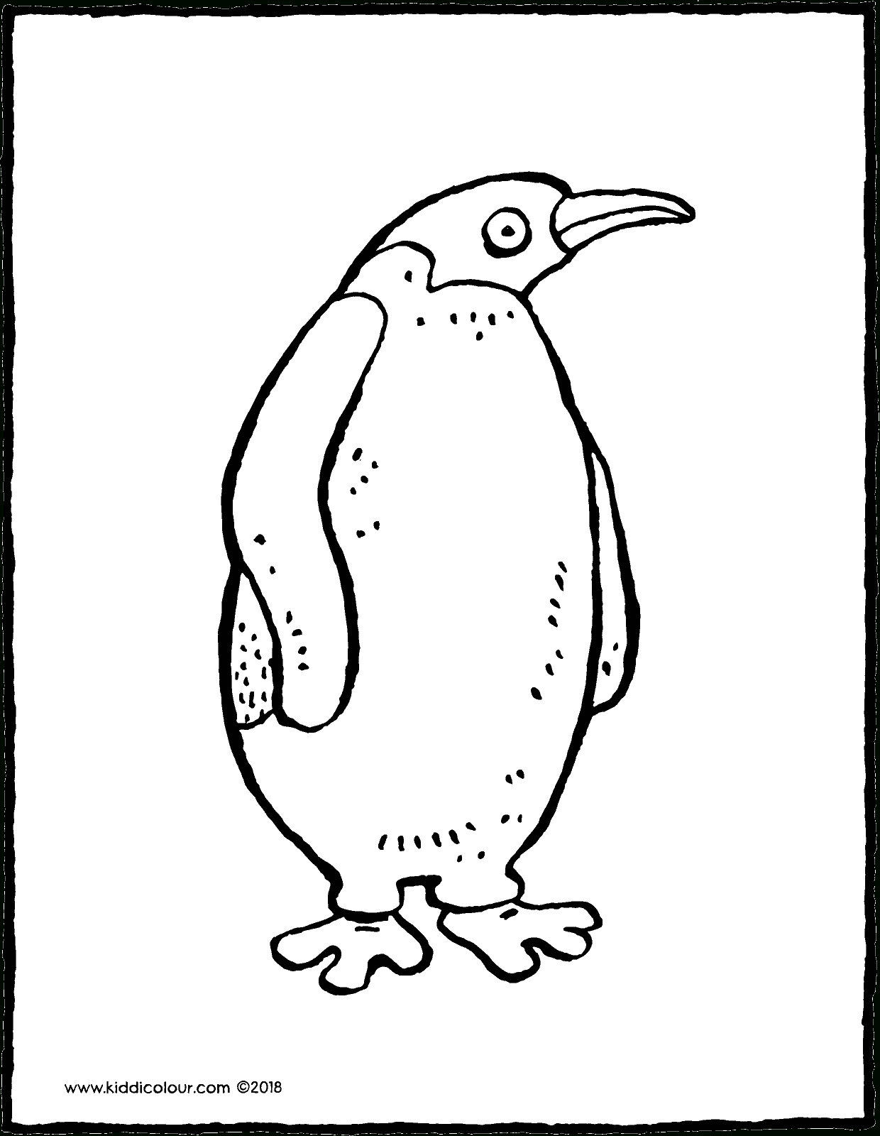 Pinguin - Kiddimalseite ganzes Ausmalbilder Pinguine