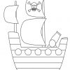 Pirate-Ship-Color-Page (809×1046) (Mit Bildern) | Piraten mit Piratenschiff Zum Ausmalen