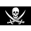 Piratenflagge - Gerade verwandt mit Piratenflaggen