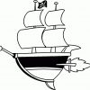 Piratenschiff Fliegt Ausmalbild &amp; Malvorlage (Die Weite Welt) innen Malvorlage Piratenschiff