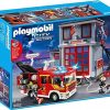 Playmobil 9052 City Action Feuerwehr Mega Set bestimmt für Playmobil Feuerwehrwache
