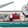 Playmobil - Frachtschiff Mit Verladekran - Decotoys ganzes Playmobil Containerschiff