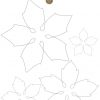 Poinsettia Flower Template Iii Copy | Blumen Vorlage ganzes Vorlage Weihnachtsstern