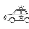 Police Auto Coloring Pages | How To Draw Police Auto For Kids | Learn  Colors Police innen Polizeiauto Malen