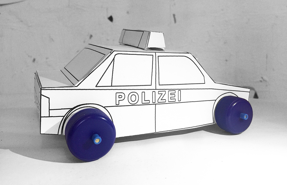 Polizei Party | Kleine Geschichten bestimmt für Polizeiauto Basteln