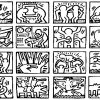 Pop Art 18243 - Pop Art - Malbuch Fur Erwachsene bestimmt für Keith Haring Malvorlagen
