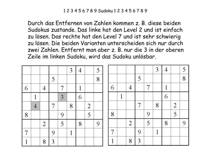 Sudoku Sehr Schwierig - kinderbilder.download | kinderbilder.download