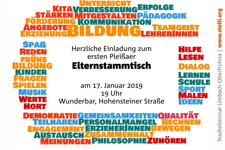 Premiere Für Elternstammtisch | Stelli bestimmt für Elternstammtisch Grundschule Einladung