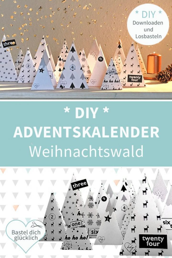 Printable: Adventskalender Selber Basteln, Ausgefallene bei Ausgefallene Adventskalender Basteln