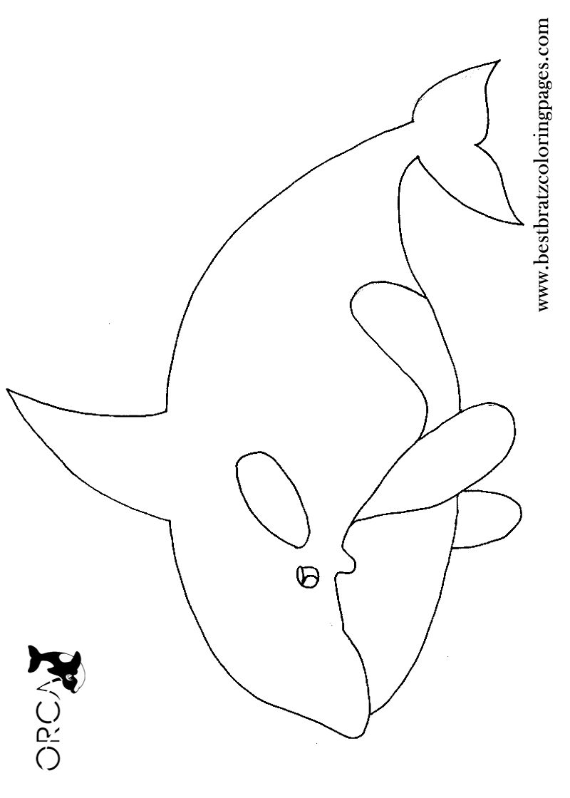 Printable Orca Coloring Pages For Kids | Bratz Coloring mit Orca Bilder Zum Ausmalen