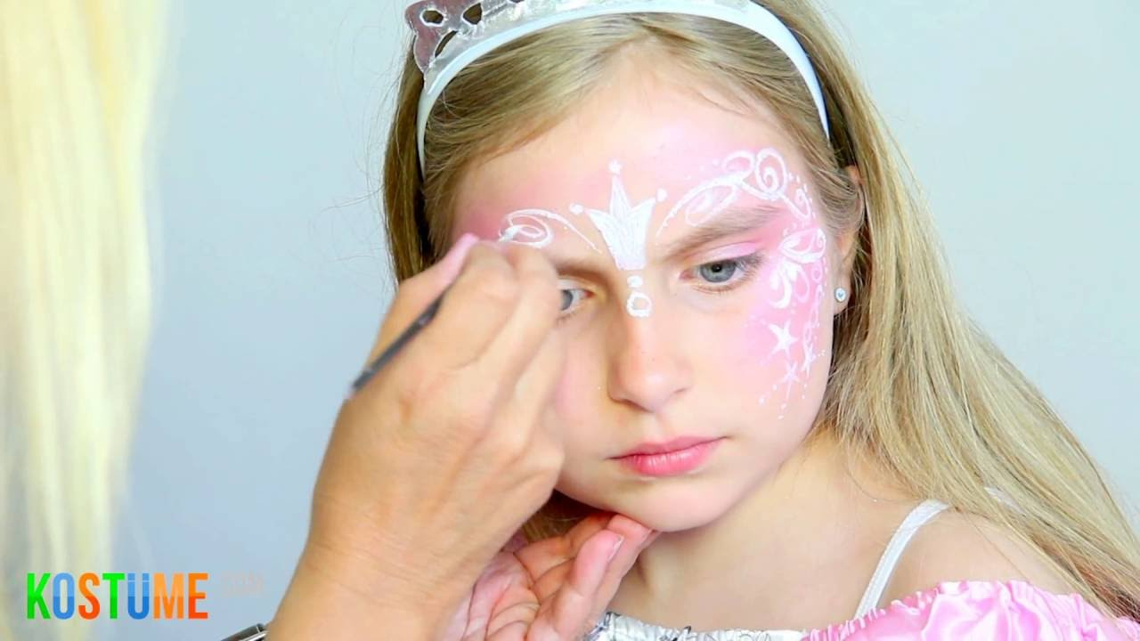 Prinzessin Schminken - Schminkanleitung/tutorial über Kinderschminken Vorlagen Prinzessin