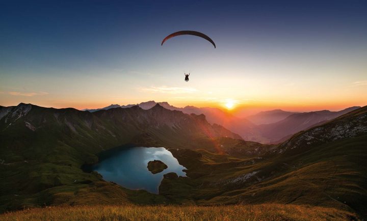 Professionelle Gleitschirm Tandemflüge Im Allgäu - Vogelfrei innen Gleitschirmfliegen Allgäu Tandem