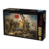 Puzzle Eugène Delacroix: Die Freiheit Führt Das Volk mit Delacroix Die Freiheit Führt Das Volk