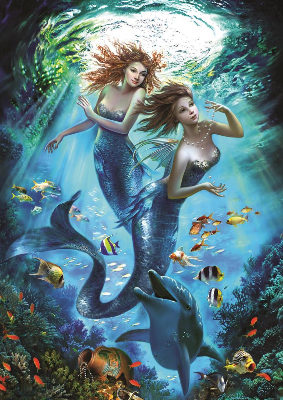 Puzzle Meerjungfrauen verwandt mit Bilder Von Meerjungfrauen