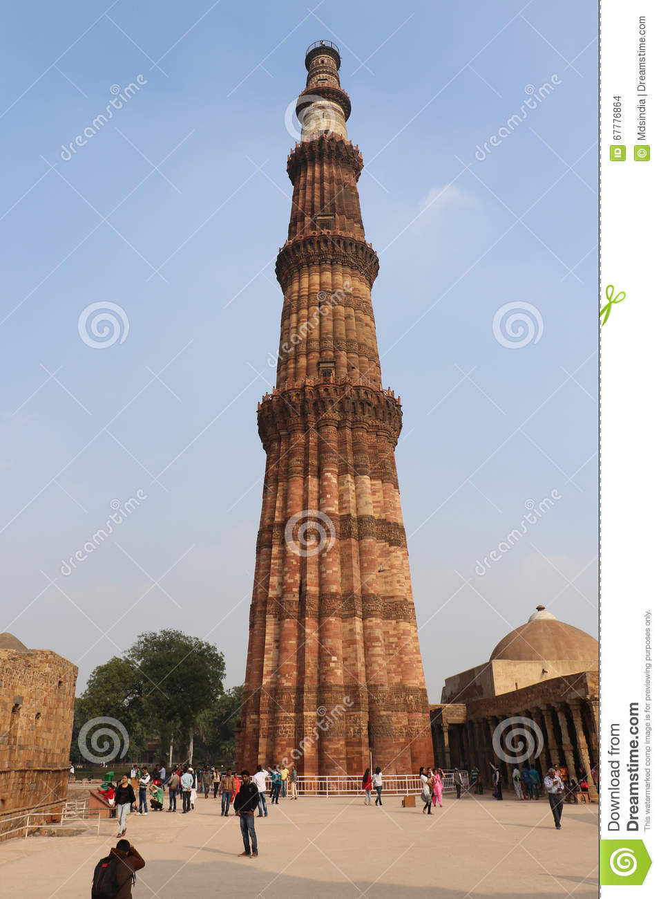 Qutub Minar Die Höchsten Und Berühmten Türme In Der Welt ganzes Berühmte Türme
