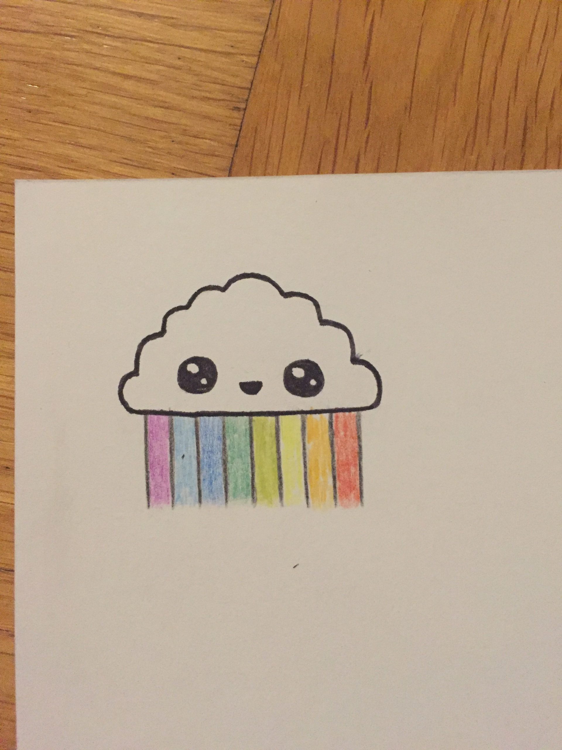 Rainbow Selber Zeichnen | Zeichnung Bleistift bei Leichte Sachen Zum Zeichnen