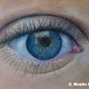 Realistisches Auge – Farbstift + Aquarell | Artina Magazin innen Realistisches Auge