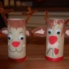 Recycling Basteln Mit Kindern - Ideen Für Weihnachten, Nikolaus Teil 1 -  Elch, Rentier Rudi für Weihnachts Bastelideen Für Kinder