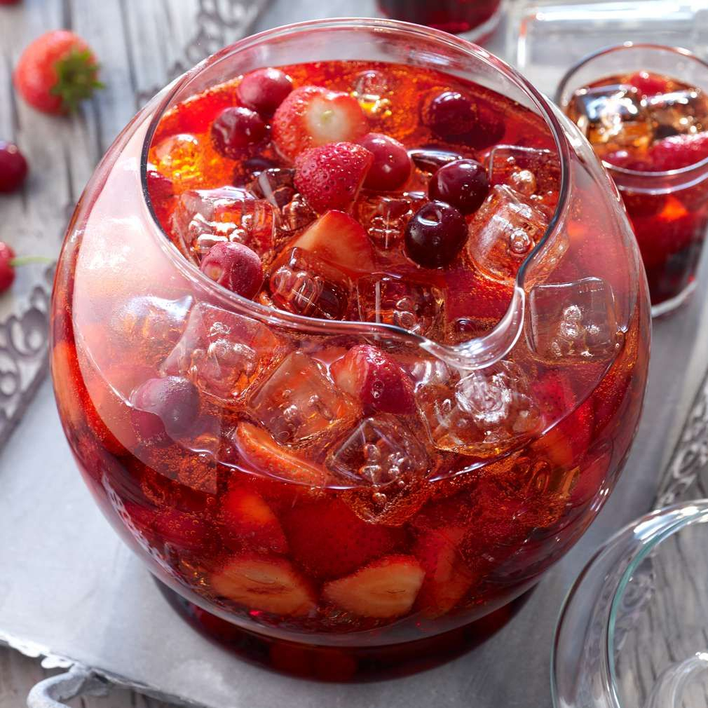 Red Lady-Bowle | Rezept (Mit Bildern) | Rezepte, Punsch über Bowle Rezepte Ohne Alkohol Mit Früchten