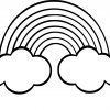 Regenbogen Mit Wolken Malvorlagen Zum Ausdrucken In 2020 innen Malvorlage Regenbogen
