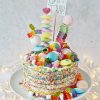 Regenbogen Torte Backen - Rezept Für Rainbow Candy Cake für Torte Für Geburtstag