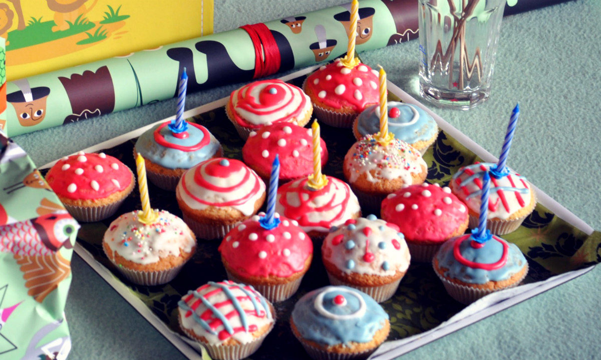 Rezept: Bunte Muffins Für Den Kindergeburtstag - Verflixter bei Cupcakes Rezepte Für Kindergeburtstag