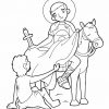 Saint Martin Catholic Coloring Page Feast Day Is November 11 verwandt mit Ausmalbilder Sankt Martin Mit Pferd