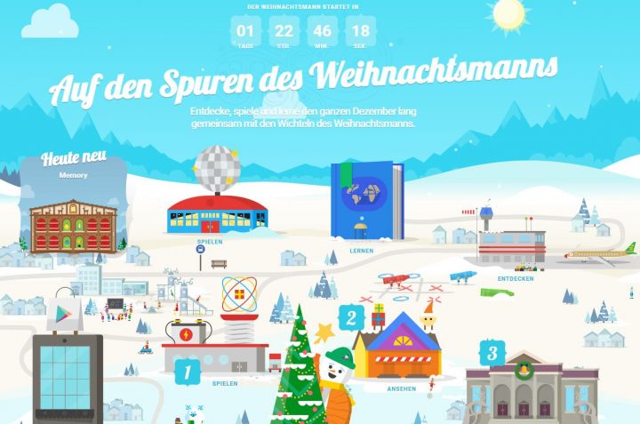 Santa Tracker: Auf Den Spuren Des Weihnachtsmanns bestimmt für Auf Den Spuren Des Weihnachtsmanns