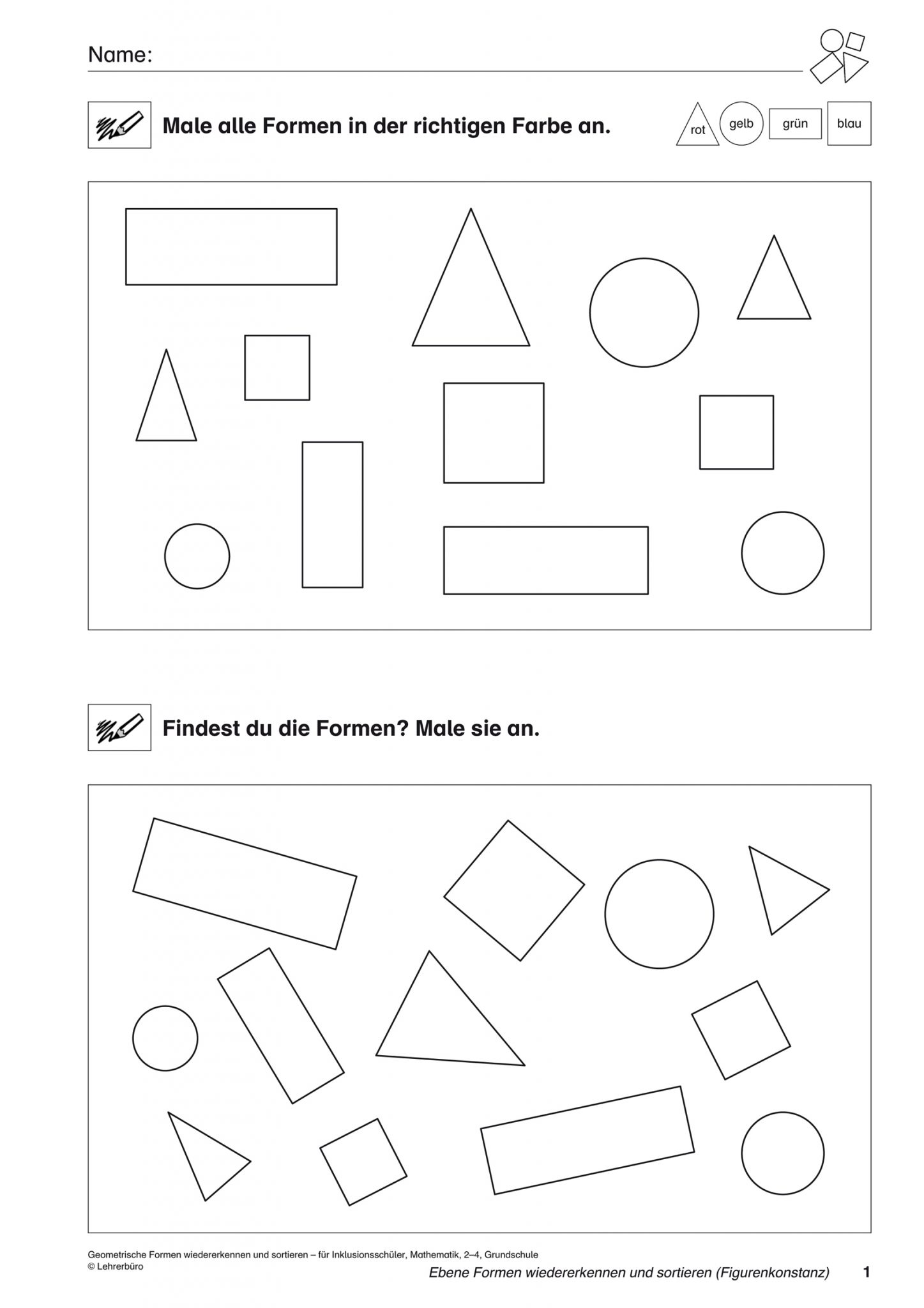 Mathematische Formen - kinderbilder.download | kinderbilder.download