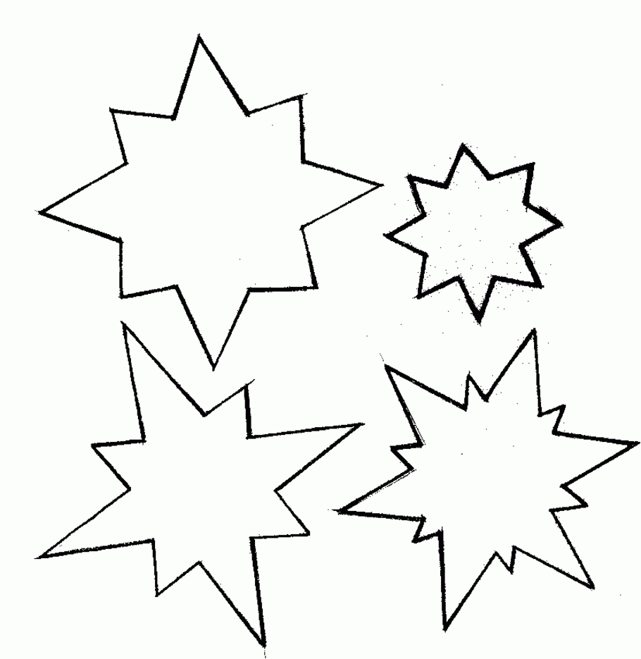 Schablonen Sterne Selber Machen | Vorlage Stern | Vorlage bestimmt für Stern Malvorlage Ausdrucken