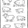 Schafe - Kiddimalseite innen Ausmalbilder Schafe