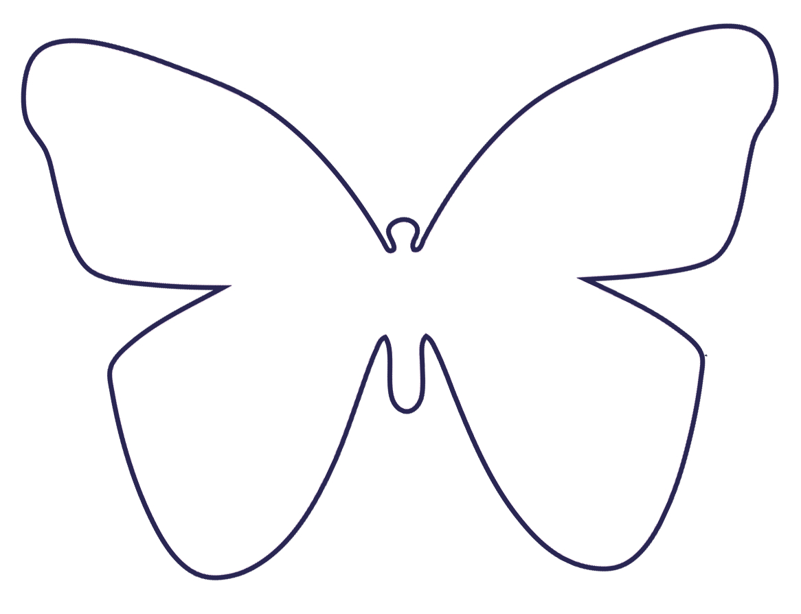 Schmetterling Basteln - Schmetterlinge Aus Filz, Papier Und für Schablone Schmetterling Kostenlos
