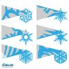 Schneeflocken Aus Papier Basteln - Scherenschnitt-Anleitung ganzes Schneesterne Schneiden
