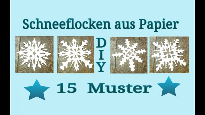 Schneeflocken Aus Papier Schneiden bestimmt für Schneesterne Schneiden