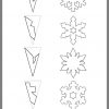 Schneeflocken Basteln (Mit Bildern) | Schneeflocken Basteln für Schneeflocken Ausschneiden
