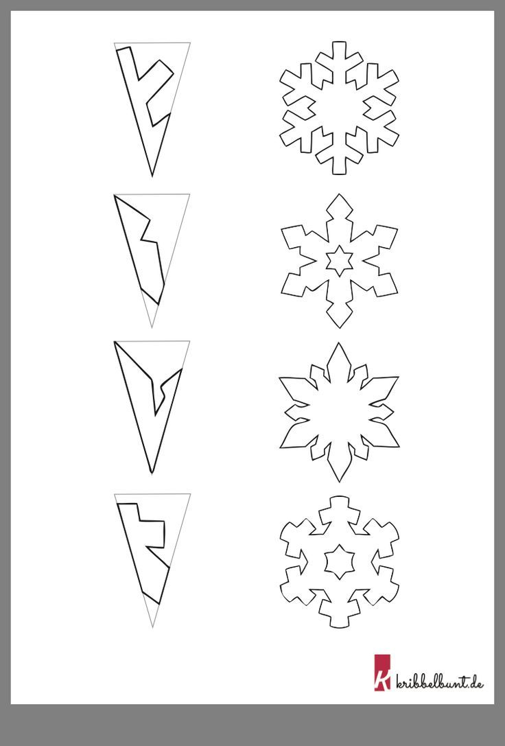 Schneeflocken Basteln (Mit Bildern) | Schneeflocken Basteln für Schneeflocken Ausschneiden