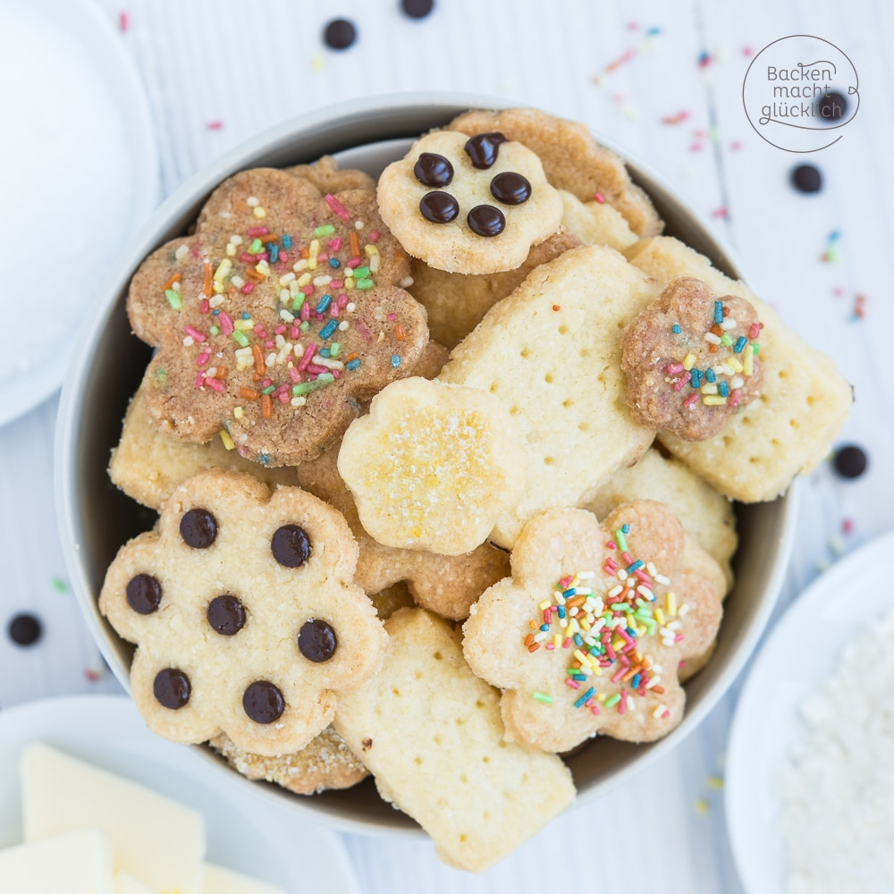 Schnelle 3-Zutaten-Kekse für Einfaches Plätzchenrezept Für Kinder