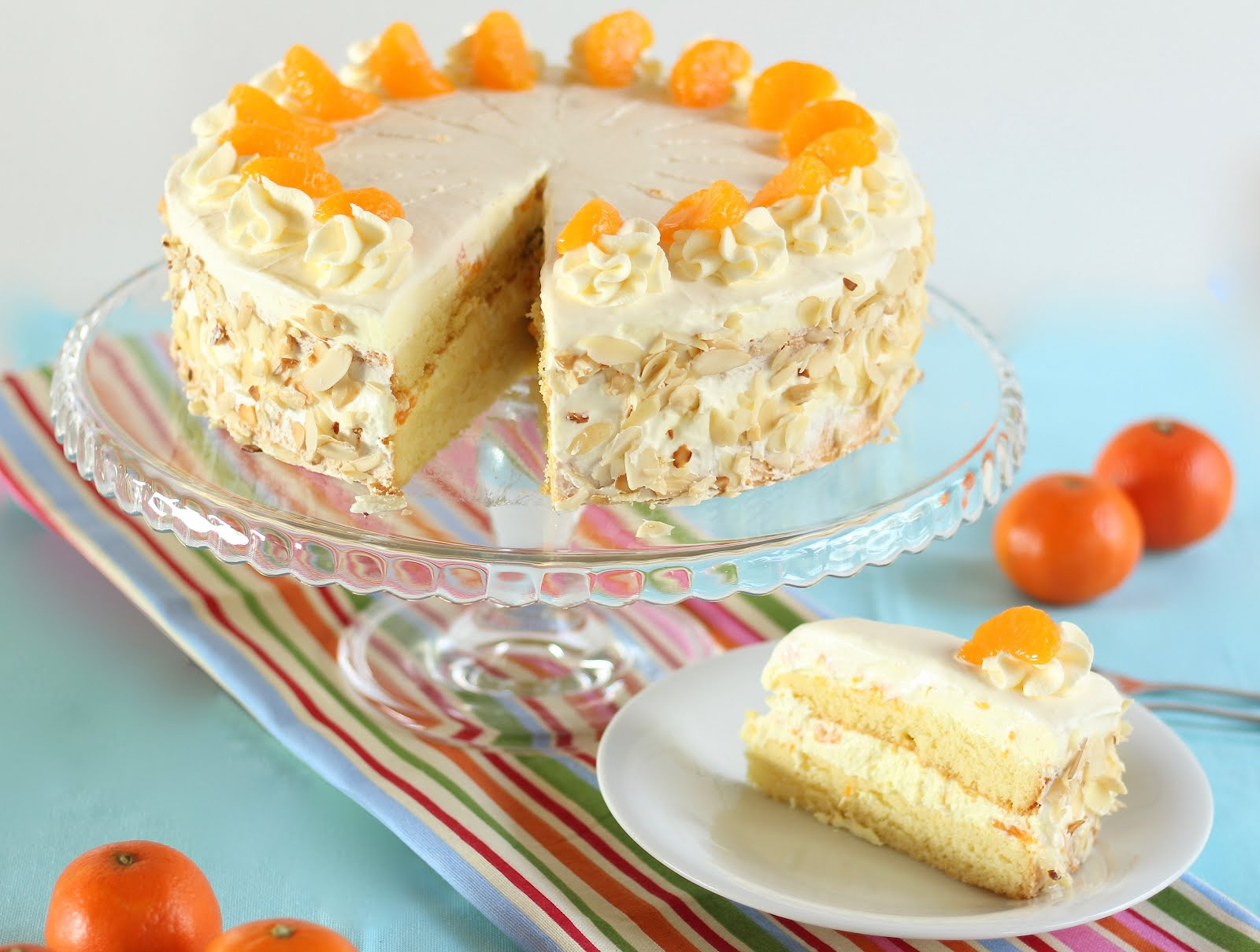 Schnelle Mandarinen-Schmand-Torte mit Leichte Schnelle Leckere Kuchen Rezepte
