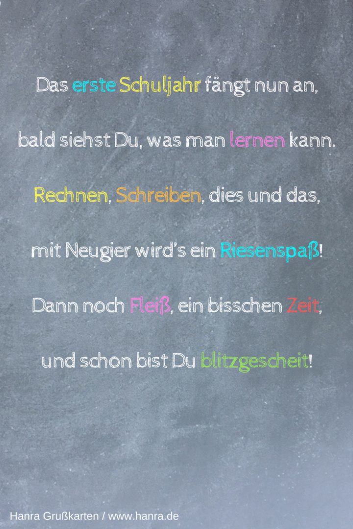 Schulanfang | Sprüche Zum Schulanfang innen Lustige Glückwünsche Zur Einschulung