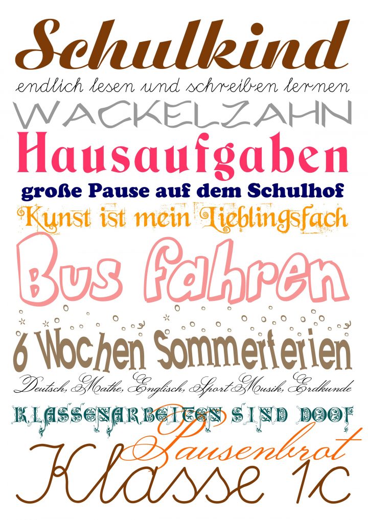 Schulanfang Zum Ausdrucken |By Jane Carrot | Schulkinder ganzes Glückwünsche Zum Schulanfang Zum Ausdrucken