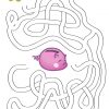 Schwein Einfaches Labyrinth Zum Ausdrucken Kostenlose Spiele bei Labyrinth Spiele Kostenlos