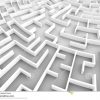 Sehr Großes Labyrinth Geschäftsstrategiekonzepte ganzes Labyrinth Lösen