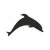 Selbstklebende Schablone Delphin in Delfin Schablone