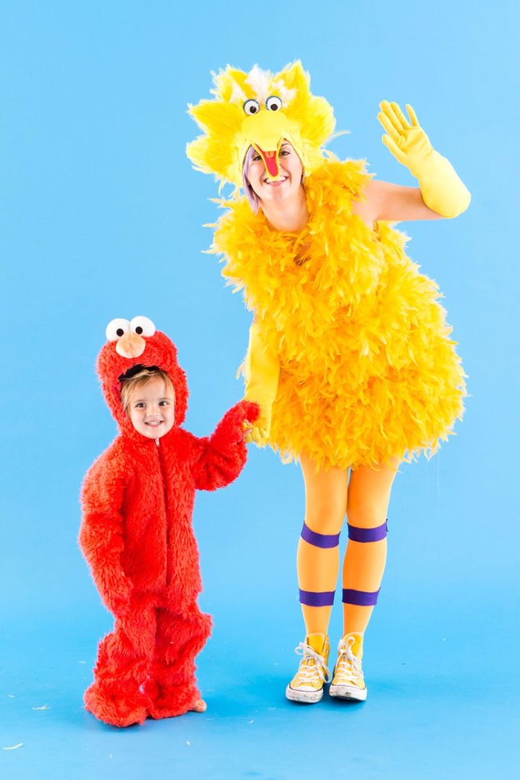 Sesamstraße Kostüm Selber Machen - Ideen Für Kinder Und verwandt mit Faschingskostüm Vogel Selber Machen